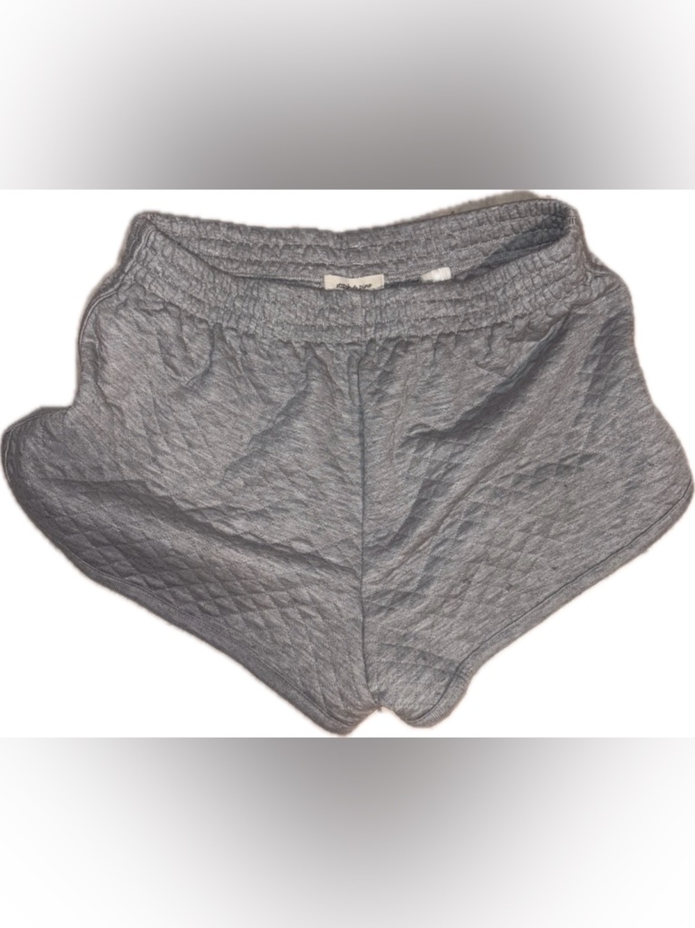 Super Cheeky Comfy Quilted Gray Women's Shorts
